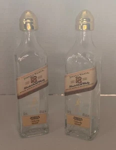 Johnnie Walker Aged 18 Years Blended Scotch Alcohol Theme S&P Shaker Set Glass - Picture 1 of 8