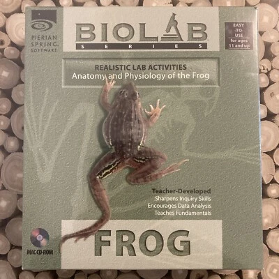 Biolab Humane Frog Lab Dissection by Pierian Spring Software Mac CD-Rom - Image 1 of 4