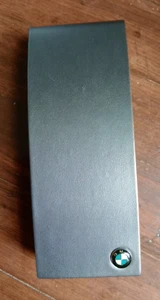 BMW gray Eyeglass/Sunglasses Case & soft microfiber + lens cleaning fluid - Picture 1 of 7