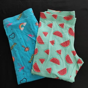 GIRLS SIZE 18 -- LOT OF 2 COMFORTABLE STRETCH CAPRI LEGGINGS - NWT CLOTHING - Picture 1 of 3