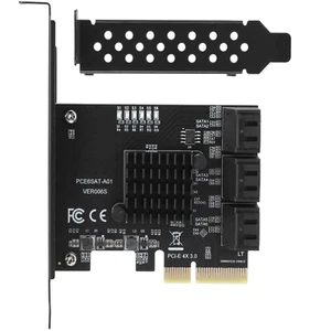 1Pcs PCI-E To 6 Ports SATA 3.0 Controller Expansion Card Adapter 6Gbps For PC - Picture 1 of 8