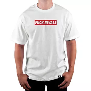 Nuevo Con/Etiquetas Famous Stars & Straps Fu @ K Rivals Camiseta Blanco - Imagen 1 de 1