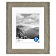 Mainstays 11"x14" matted to 8"x10" Rustic Wood Gallery Picture Wall Frame