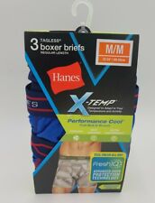 Hanes® Men's X-TEMP® Performance Cool Boxer Briefs 3-Pack Tagless Regular Length