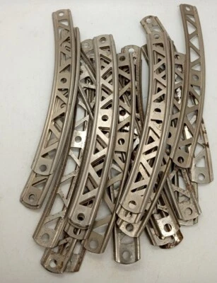 Gilbert Juego de Montador Parte E 5" Viga Curvada Niquelada Lote de 18 Vigas  Foto 1 de 2