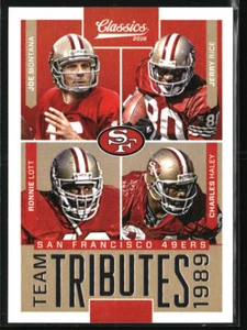 Haley / Rice / Montana / Lott 2016 Panini Classics Team Tributes #3 49ers - Picture 1 of 2