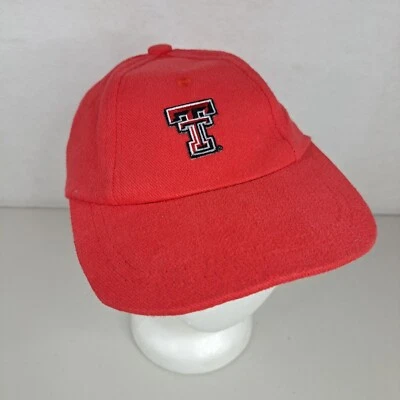Gorra de béisbol roja Texas Tech TTU Red Raiders para niños pequeños gancho bucle Foto 1 de 4