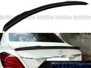 FOR 2015-2018 BENZ W205 NEW C-CLASS SEDAN CARBON FIBER DD TYPE TRUNK LID SPOILER - Picture 1 of 4