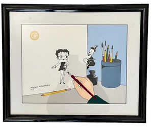 Betty Boop Serical Cel Ink-A-Boop-A-Doo Koko Clown M Waldman Ltd Ed 175/1000 - Picture 1 of 9