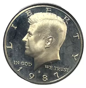1987 S KENNEDY HALF DOLLAR PROOF NOT SILVER!!!!! H943 - Picture 1 of 2
