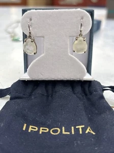 IPPOLITA Teardrop Pear Single Drop Dangle Fish Hook Back Vintage Earrings - Picture 1 of 5