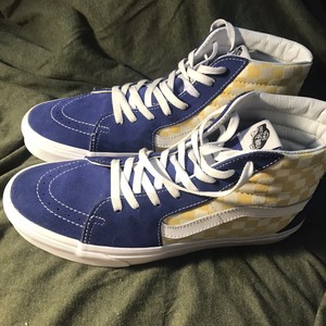 vans old skool high blue