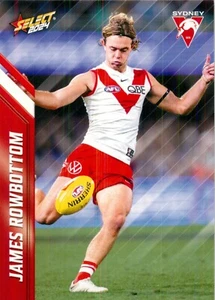 2024 Sydney Swans AFL Select Footy Stars Card - James Rowbottom - Picture 1 of 3