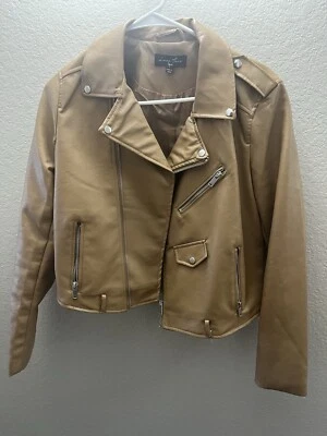 Love Tree Faux Leather Jacket Women Size L - Image 1 of 2