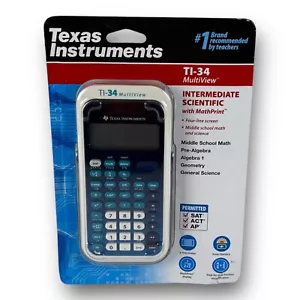 Texas Instruments TI-34 MultiView Scientific Calculator - Picture 1 of 11