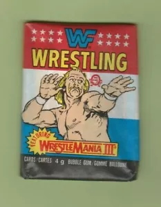 1987 OPEECHEE WWF Wrestling Stars Wrestlemania III Unopened Pack Very RARE $$$ - Picture 1 of 2