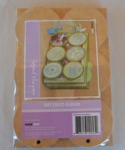 New Sealed Pkges KaiserCraft Beyond the Page Art Deco Chipboard Album SB2045 - Picture 1 of 8