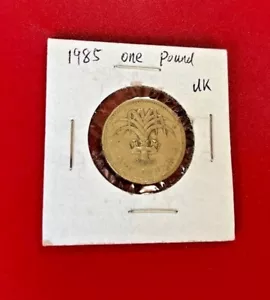 1985 ONE POUND UK COIN - NICE WORLD COIN !!! - Picture 1 of 2