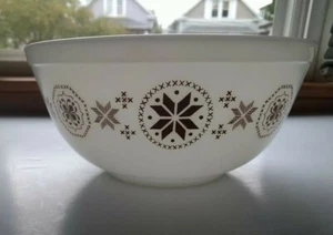 Vintage Pyrex Ofengeschirr Milchglas Schüssel 403 Town & Country 2,5 Quart USA - Bild 1 von 4
