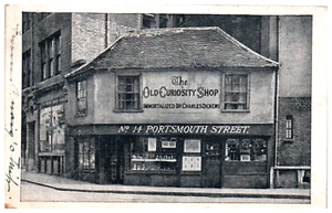 Postal The Old Curiosity Shop Charles Dickens No. 14 Portsmouth St London 1920 - Imagen 1 de 3
