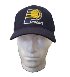 Indiana Pacers Hat Mens Blue Strapback Wool Blend Cap Reebok NBA Adjustable - Bild 1 von 12