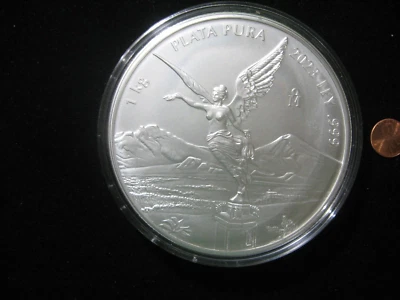 2011 KILO NGC GRADED P-L 69 LIBERTAD 32.15 OZ PURE SILVER! FINEST, NONE HIGHER - Image 1 of 3