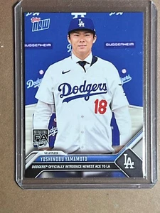 Topps Now #OS-25 Yoshinobu Yamamoto "Dodgers Officially Introduce Newest Ace" - Bild 1 von 2