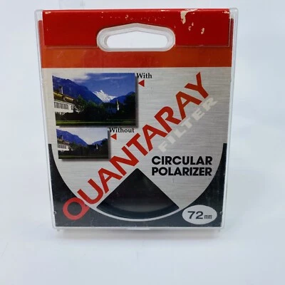 Quantaray 72mm C-P.L. Filter CPL Circular Polarizing Polarizer - Image 1 of 4