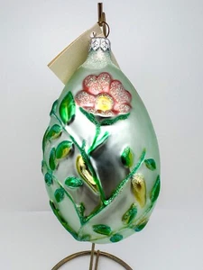 1996 Patricia Breen "Chrysalis Egg" Green Easter/Spring Retired Ornament #9608 - Picture 1 of 10