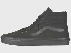 Adult Unisex Shoes Vans SK8-Hi™ BLACK/BLACK Size MEN'S 9.0 WOMEN'S10.5 - Picture 1 of 3