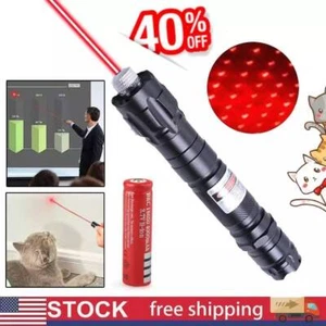 6000Mile Red Laser Pointer Lazer Pen High Power Visible Beam Light + Battery-US - Picture 1 of 5