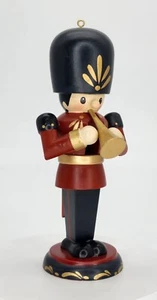 Zim's 1996 Wooden Trumpeter Handpainted Nutcracker Christmas Holiday Ornament - Picture 1 of 10