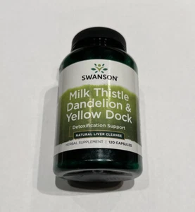 NEU Swanson Milchdistel Löwenzahn & gelbes Dock Detox - 120 Kappen - Exp 03/2022 - Bild 1 von 5