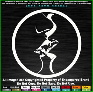 Sexy Girls Girls Kissing Round Circle women JDM Boost Lesbian Sticker Decal - Picture 1 of 12