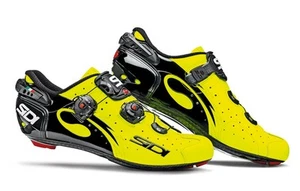 Neu Sidi Wire Carbon Fahrradschuhe, EU40-42, Yellow Fluo Black - Bild 1 von 1