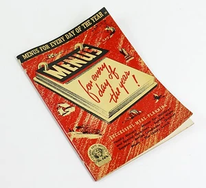 MENUS FOR EVERY DAY OF THE YEAR Recipe Booklet 1941 Culinary Arts Institute Pics - Picture 1 of 3