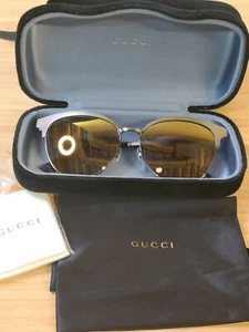 GUCCI GG0074SK HARFLIM Gold Silver Green New JAPAN - Picture 1 of 7