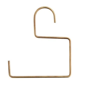 Gold Toilettenpapierhalter, einfache Wandmontage Messing Badezimmer Klo Papierhalter - Bild 1 von 1