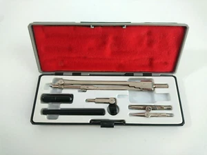Vintage Compass Tool Kit Set For Technical Drafting Made in Hungary 1980s - Picture 1 of 10