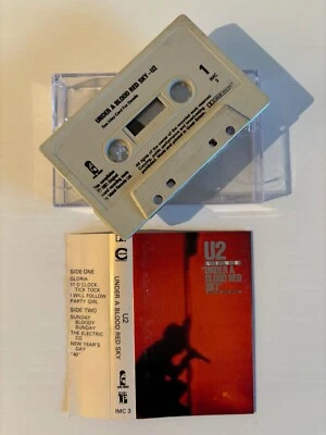 U2 - UNDER A BLOOD RED SKY (UK CASSETTE TAPE) - Image 1 of 4