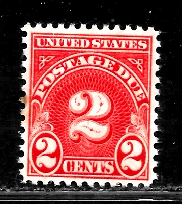 HICK GIRL-M.N.H. U.S. POSTAGE DUE SC#J81   ROTARY PRESS PRINTING       A5970 - Image 1 of 2