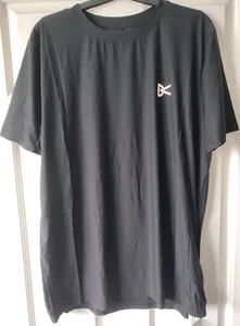 District Vision Aloe T-Shirt große Brust 43,5" Peace-Zeichen schwarz neu mit Etikett Unisex Vera - Bild 1 von 12