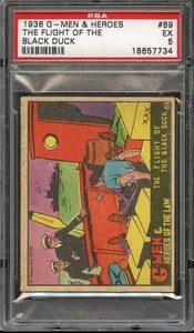 1936 G-MEN & HEROES #89 THE FLIGHT OF THE BLACK DUCK PSA 5 *DS6550 - Picture 1 of 2