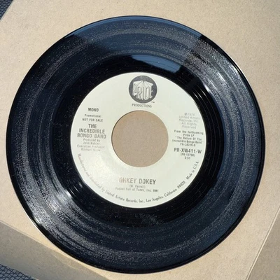 The Incredible Bongo Band – Ohkey Dokey promo pride pr-xw411-w VG+ - Image 1 of 2