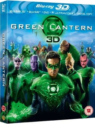 Green Lantern (Blu-ray 3D + Blu-ray + DVD + UV Copy) [Region Free] - DVD  QIVG - Image 1 of 2
