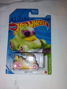 Hot Wheels HW Glow Racers Duck N Roll Rubber Ducky Style Fahrzeug - Bild 1 von 2