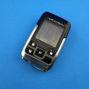 USED - EXCALIBUR 2-WAY LCD REMOTE START ALARM TRANSMITTER OMEGA #154 ELVNTRLC - Picture 1 of 6