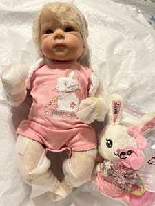 Lifelike Reborn Baby Dolls 18Inch Realistic Blonde Baby Doll Real Life Newborn - Picture 1 of 9
