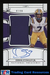 2022 Panini National Treasures Collegiate #63 Derek Stingley Jr. #/99 - Picture 1 of 2