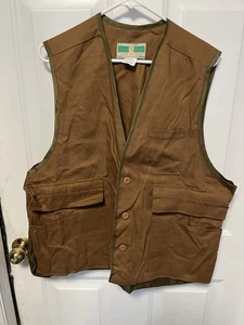 VTG Game Winner Sportswear Duck Bird Hunting Shooting Vest Brown Mens Xl/xxl - Picture 1 of 3